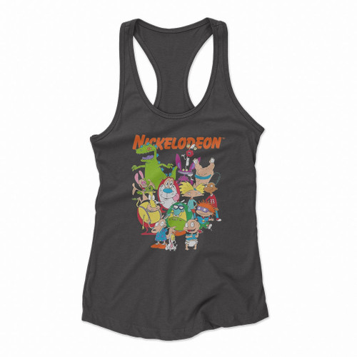 Nickelodeon Rugrats Group Shot Women Racerback Tank Tops