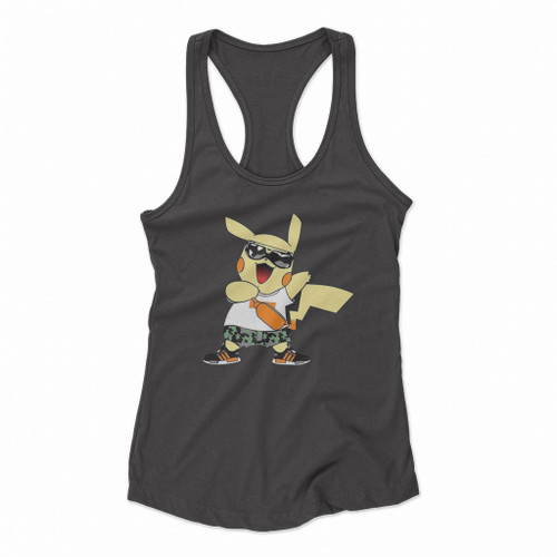 Pokemon Pikachu The Stail Women Racerback Tank Tops