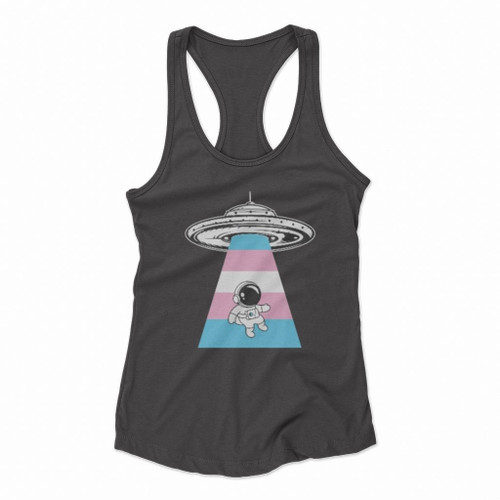 Pride Transgender Alien Women Racerback Tank Tops