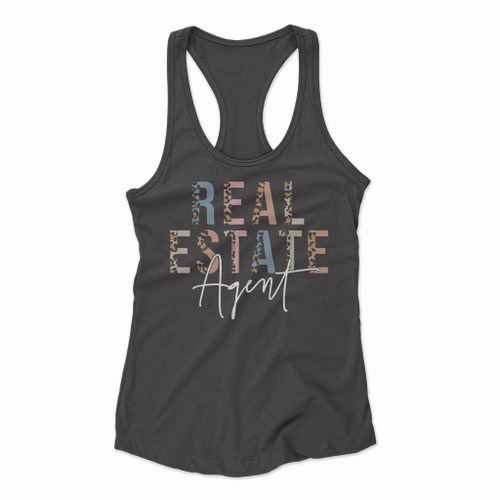 Real Estate Agent Women Racerback Tank Tops
