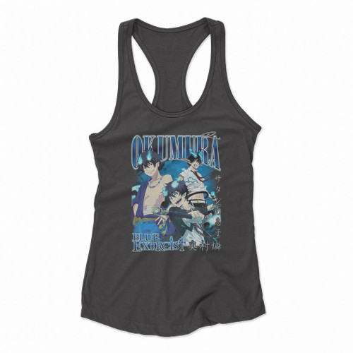 Rin Okumura Son Of Satan Blue Exorcist Women Racerback Tank Tops