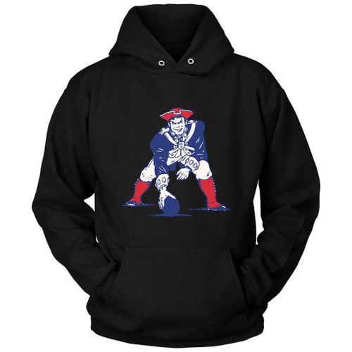 New England Ne Patriots Retro Logo Unisex Hoodie