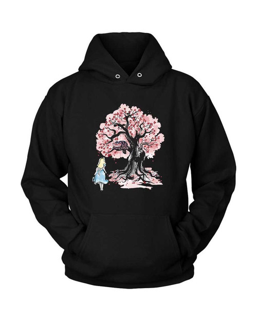 The Cheshires Tree Alice In Wonderland Unisex Hoodie The Cheshires Tree Alice In Wonderland Unisex Hoodie