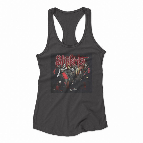 Slipknot Metal Rock Band Death Metal Women Racerback Tank Tops