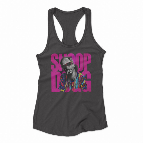 Snoop Dogg Colorful Women Racerback Tank Tops