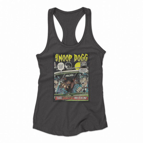 Snoop Doogie Dogg The Beast Within Women Racerback Tank Tops