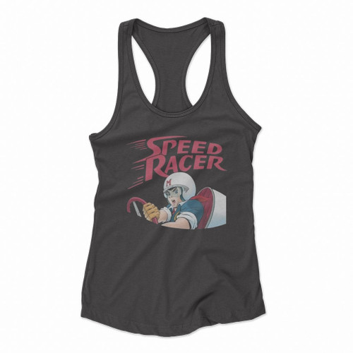 Speed Racer Logo Women Racerback Tank Tops