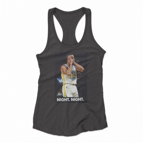 Steph Curry Night Night Champions Women Racerback Tank Tops