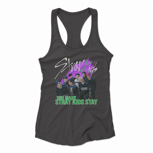 Stray Kids You Make Stray Kids Stay Bella Canvas Women Racerback Tank Tops