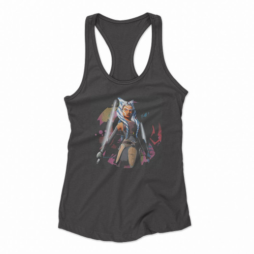 The Clone Wars Ahsoka Tano Fearless Women Racerback Tank Tops