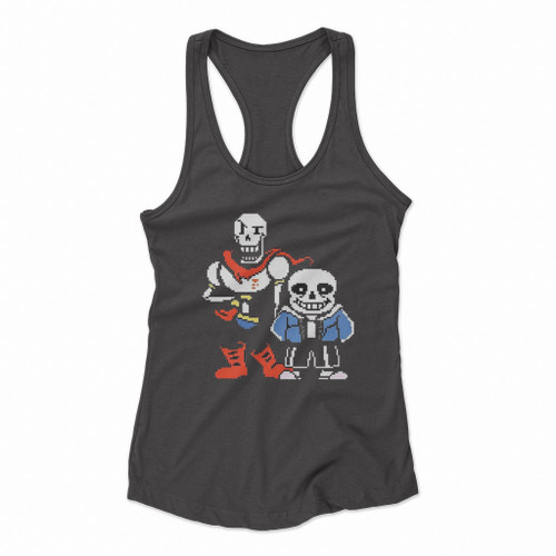 Undertale Sans Papyrus Women Racerback Tank Tops Undertale Sans Papyrus Women Racerback Tank Tops