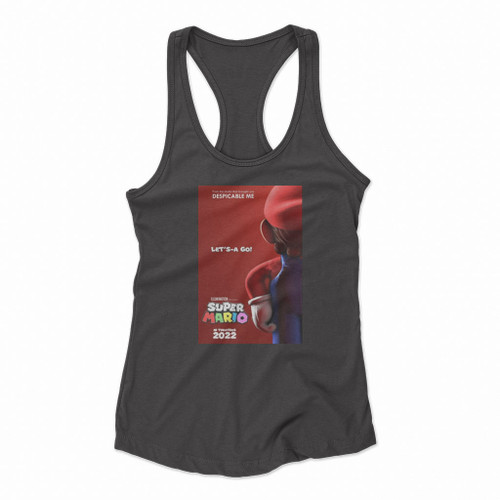 Untitled Super Mario And Luigi Bros Movie Game Let Is A Go Women Racerback Tank Tops