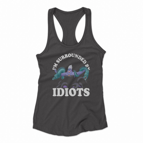 Ursula The Little Mermaid Surrounded Women Racerback Tank Tops