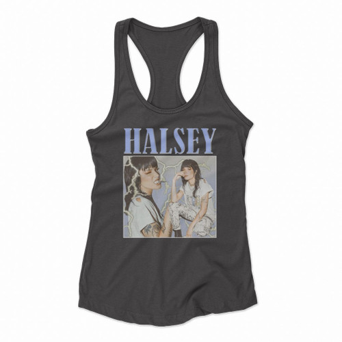 Vintage Halsey Bella Canvas Women Racerback Tank Tops