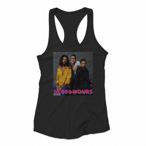 10000 Hours Dan Shay Justin Bieber Women Racerback Tank Tops