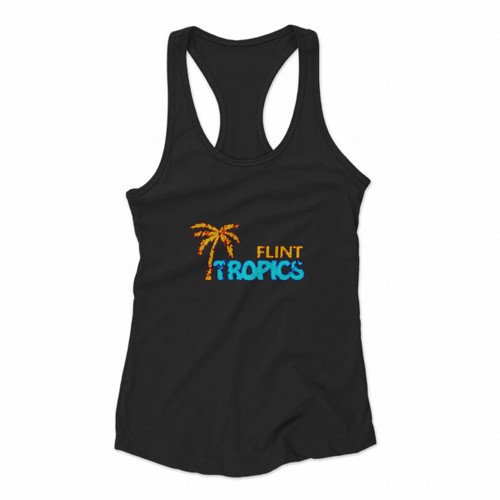 155 Flint Tropics Women Racerback Tank Tops