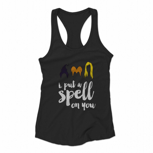 A Spell On You Hocus Pocus Women Racerback Tank Tops