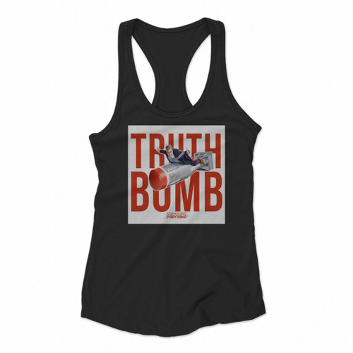 Adam Ruins Everything Truth Bomb Women Racerback Tank Tops