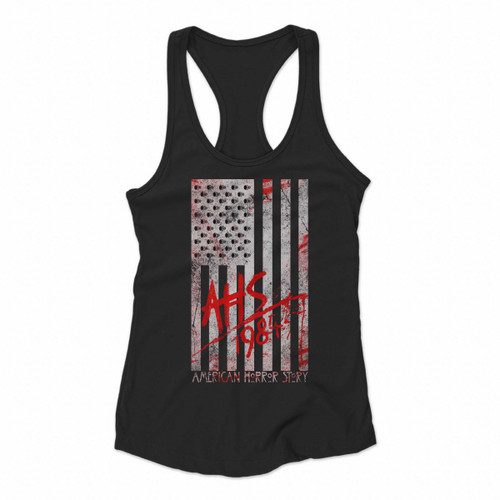 Ahs 1984 American Horror Story Art Women Racerback Tank Tops