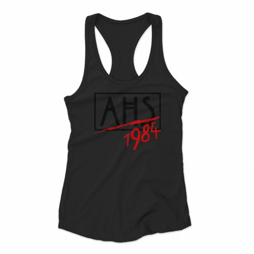 Ahs 1984 Logo American Horror Story Logo One Women Racerback Tank Tops