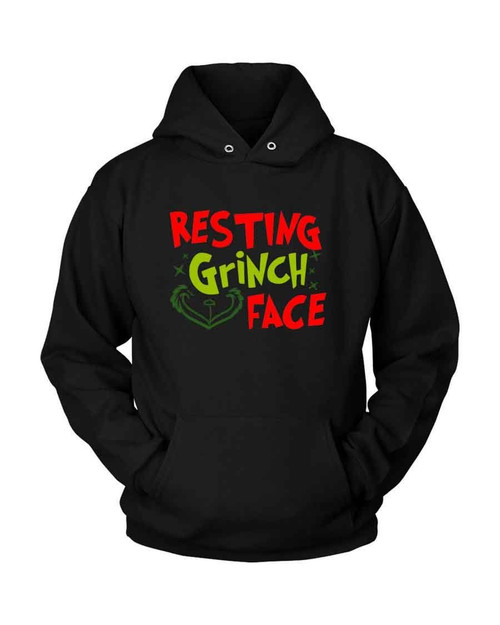 Grinch Rasting Grinch Face Unisex Hoodie