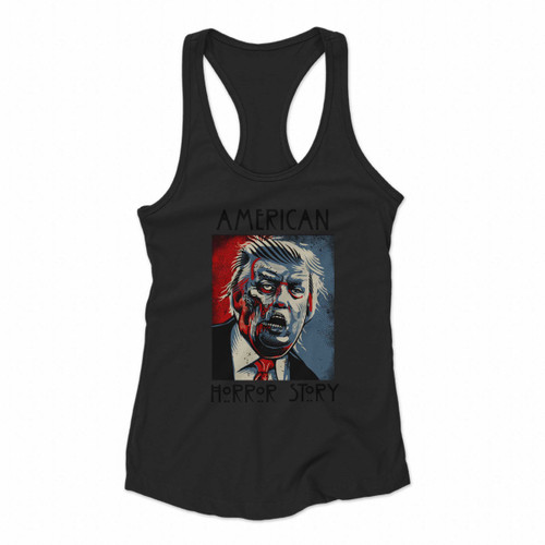 American Horror Story Drumpf Women Racerback Tank Tops