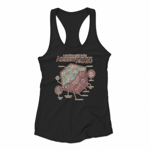 Anatomy Of The D20 Women Racerback Tank Tops