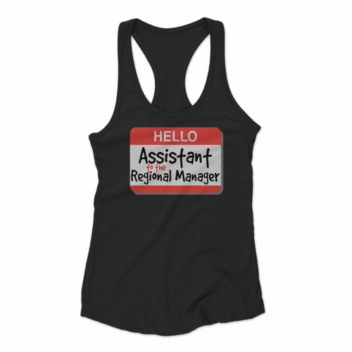 Assistant Regional Manager Women Racerback Tank Tops