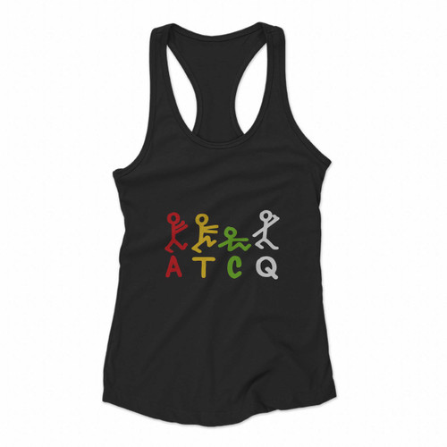 Atcq Logo A Tribe Called Quest Logo Rap Hip Hop Music Brond Women Racerback Tank Tops