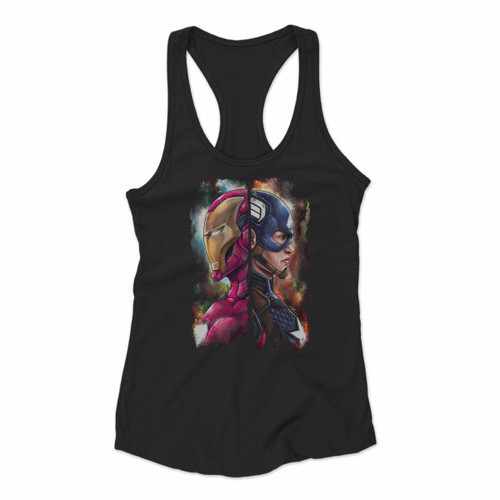 Avengers Endgame Heroes Til The End Women Racerback Tank Tops