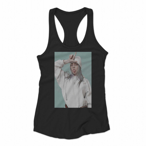 Bad Guy Billie Eilish Peace Women Racerback Tank Tops