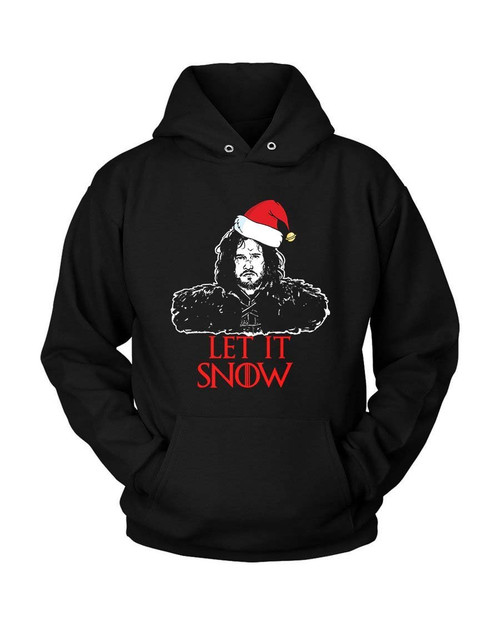 Let It Snow Jon Snow Xmas Unisex Hoodie Let It Snow Jon Snow Xmas Unisex Hoodie