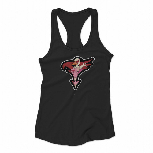 Battle Of Planets G Three Gatchaman Jun The Swan Women Racerback Tank Tops