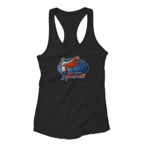 Battle Of The Planets Gatchaman Ken The Eagle Women Racerback Tank Tops