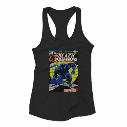 Black Panther Comic Poster Women Racerback Tank Tops