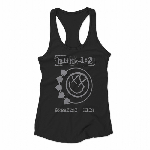 Blink 182 Greatest Hits Women Racerback Tank Tops