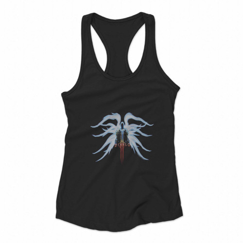Blizzard Starcraft Diablo Tyrael Women Racerback Tank Tops