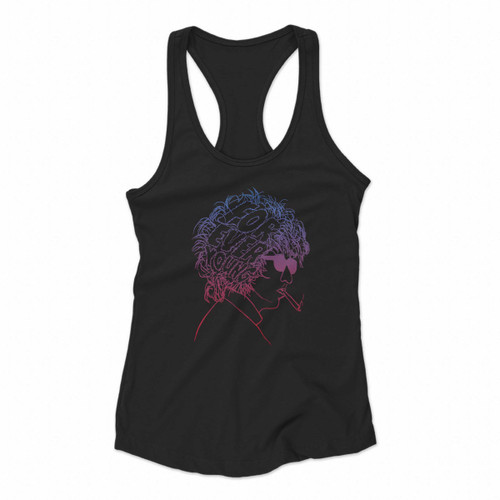 Bob Dylan Forever Young Women Racerback Tank Tops