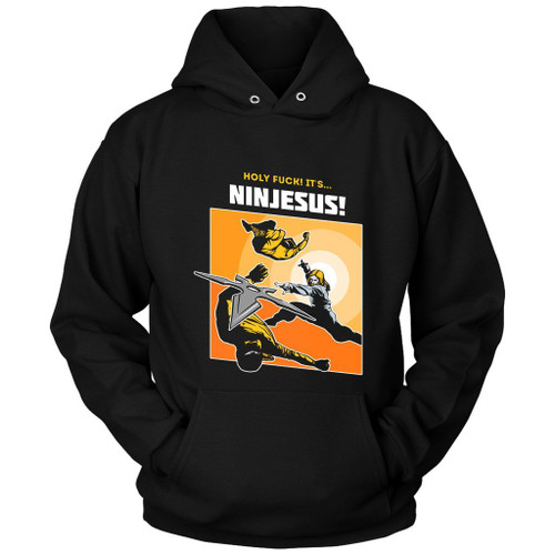 Ninjesus Ninja Jesus Christ Chirch Bible Religious Unisex Hoodie