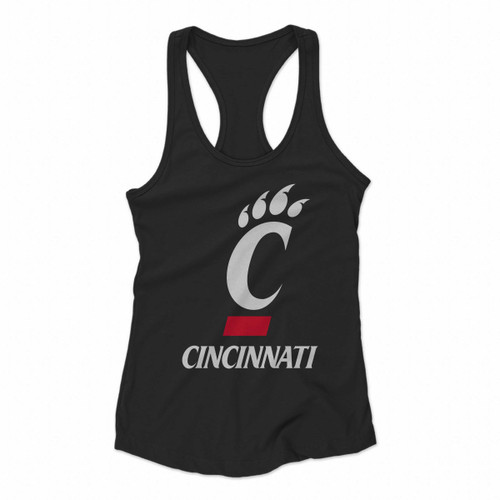 Cincinnati Bearcats Logo Women Racerback Tank Tops