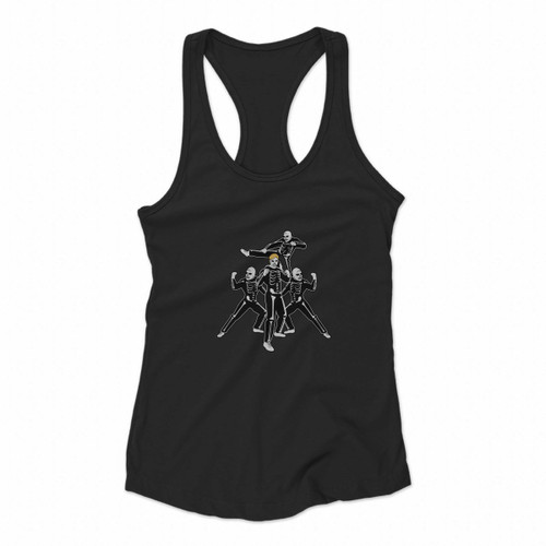 Cobra Kai Skull Women Racerback Tank Tops