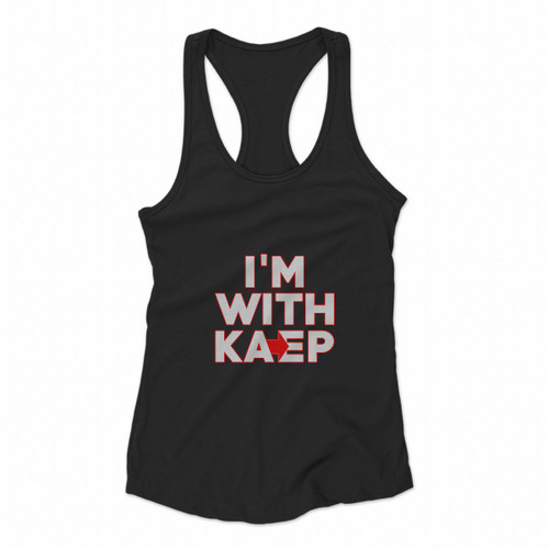 Colin Kaepernick I Am With Kaep Art Women Racerback Tank Tops