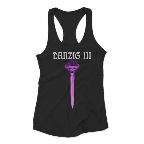 Danzig Iii Sword Logo Women Racerback Tank Tops