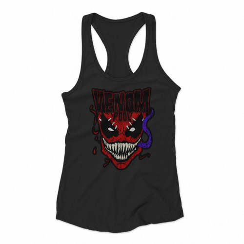 Deadpool Venom Heavy Metal Merc Women Racerback Tank Tops