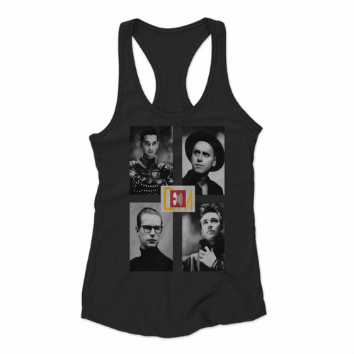 Depeche Mode Band Poster Women Racerback Tank Tops