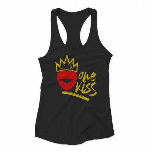 Descendants One Kiss Women Racerback Tank Tops