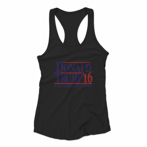 Donald Trump Make America Great Again Women Racerback Tank Tops