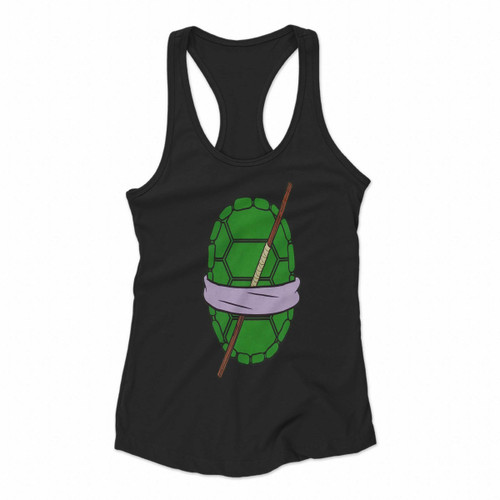 Donatello Back Costume Teenage Mutant Ninja Turtles Tmnt Women Racerback Tank Tops