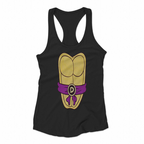 Donatello Costume Teenage Mutant Ninja Turtles Tmnt Purple Belt Art Women Racerback Tank Tops