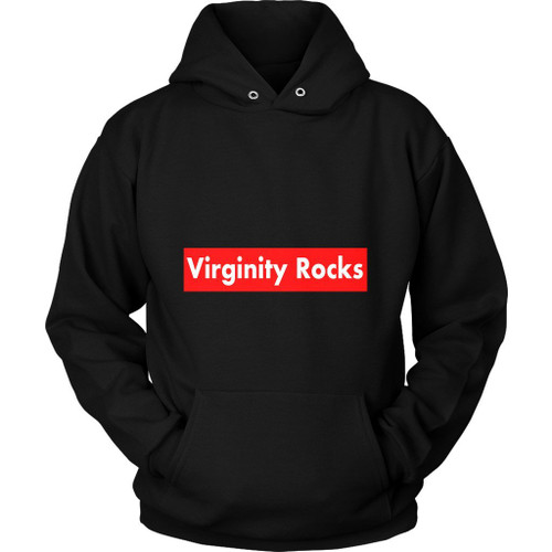 Virginity Rocks Supreme Unisex Hoodie